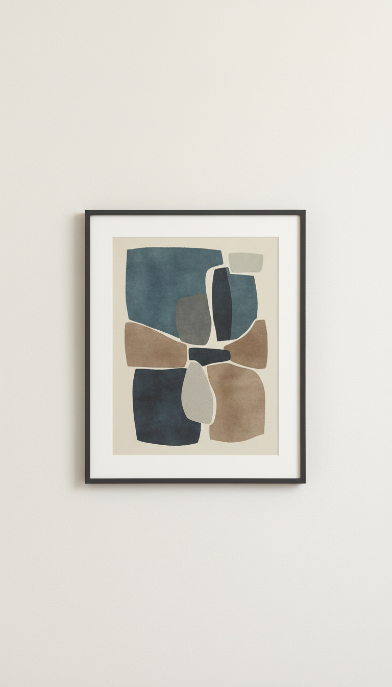 Large-Format Minimalist Art Print