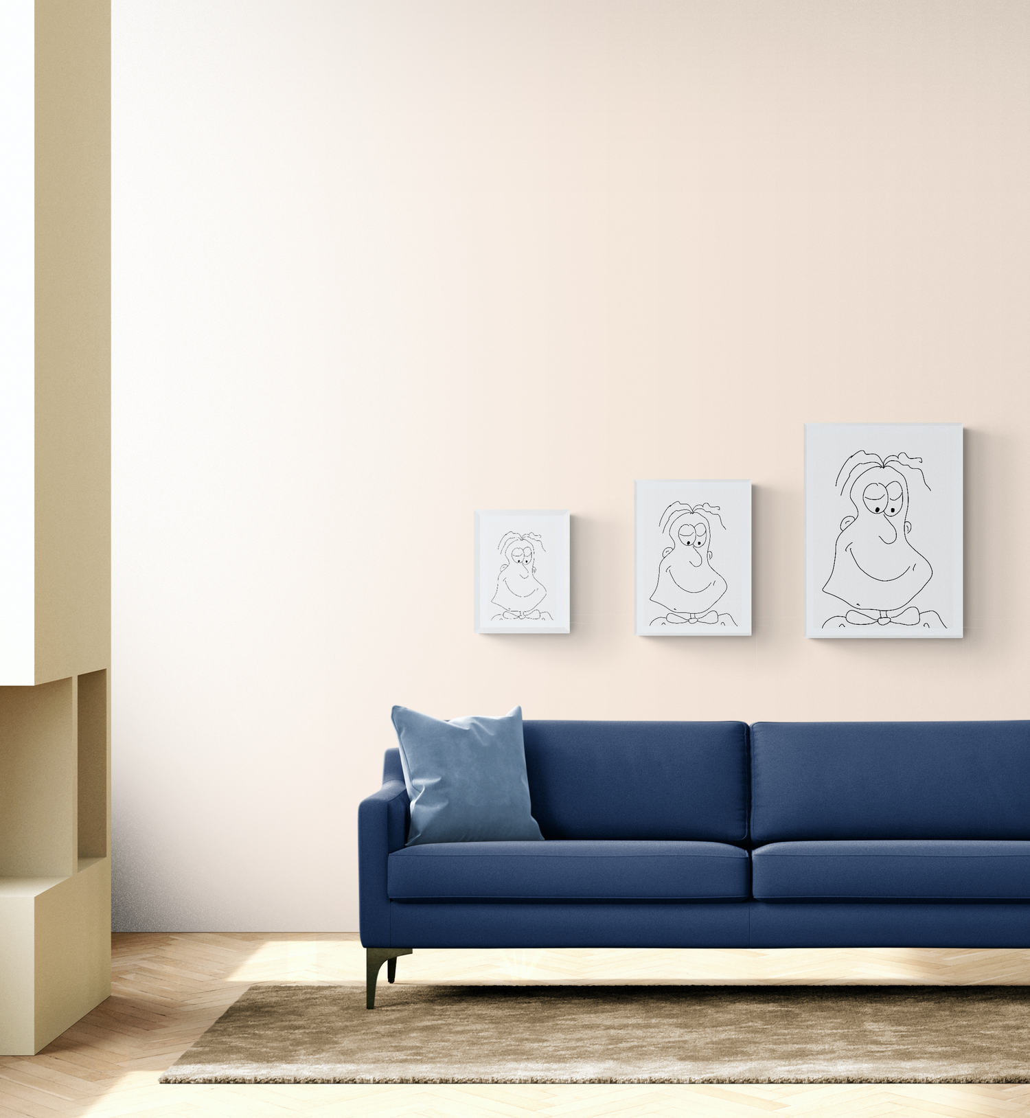 Prints in 3 sizes